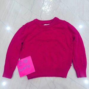 ❄️Little Sleepies Berry Pom Pom Seeater❄️